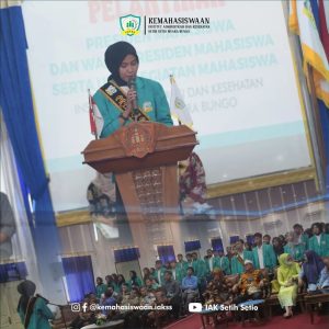 Pelantikan Pengurus BEM dan UKM IAK Setih Setio