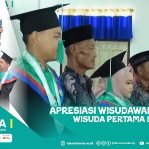 Apresiasi Lulusan Terbaik Wisuda Pertama IAK Setih Setio