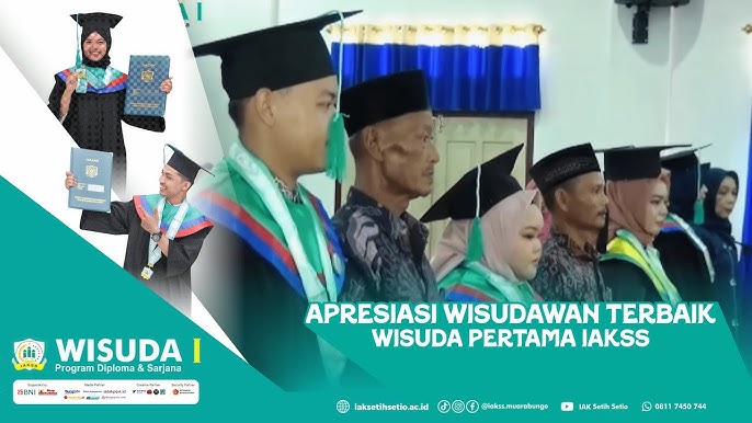 Apresiasi Lulusan Terbaik Wisuda Pertama IAK Setih Setio