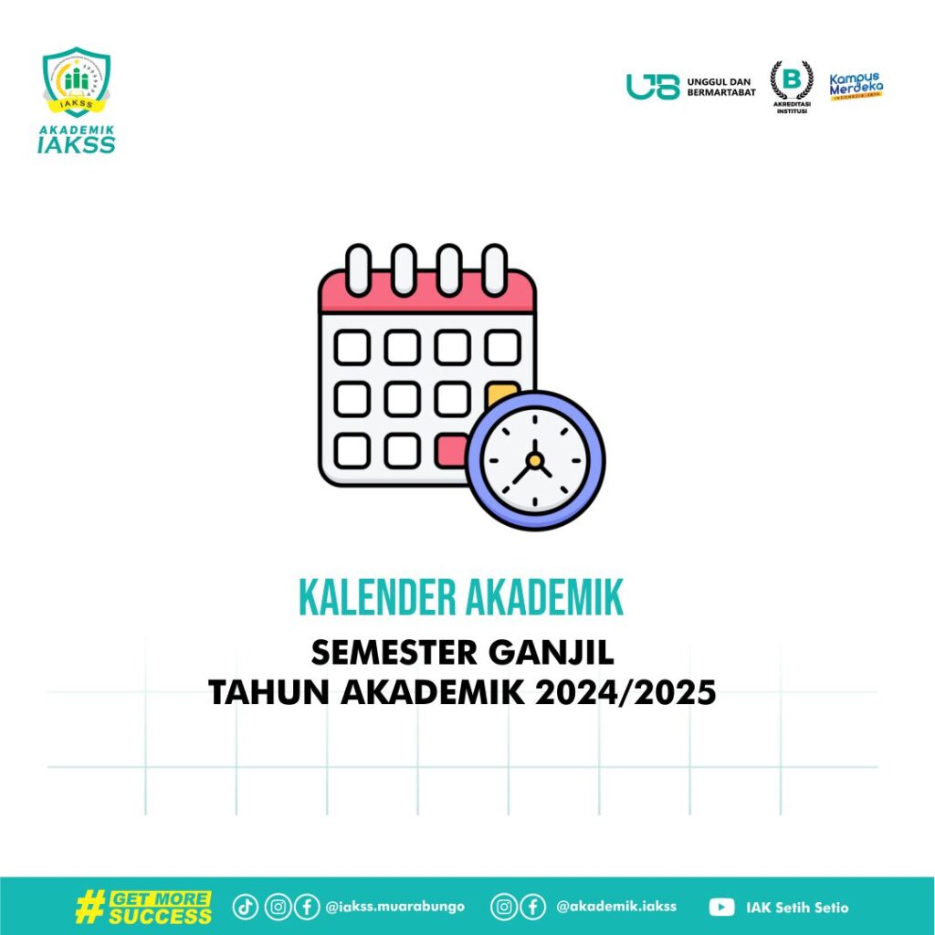 Kalender Akademik 2024/2025 IAK Setih Setio