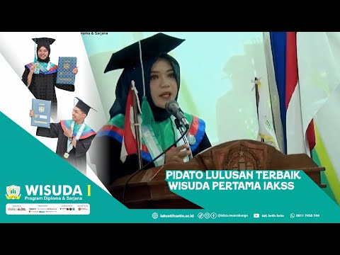 Pidato Wisudawan Lulusan Terbaik IAK Setih Setio Tahun 2023