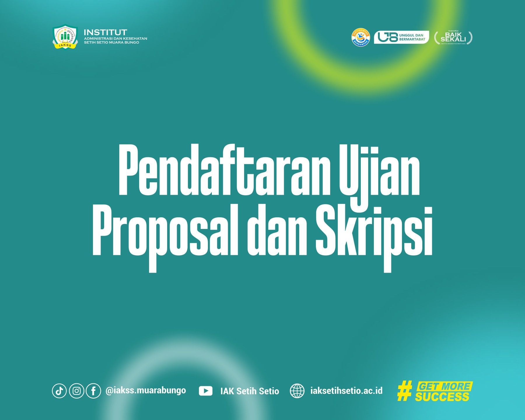 Panduan Pendaftaran Sidang Skripsi dan Proposal IAKSS Tahap II 2026