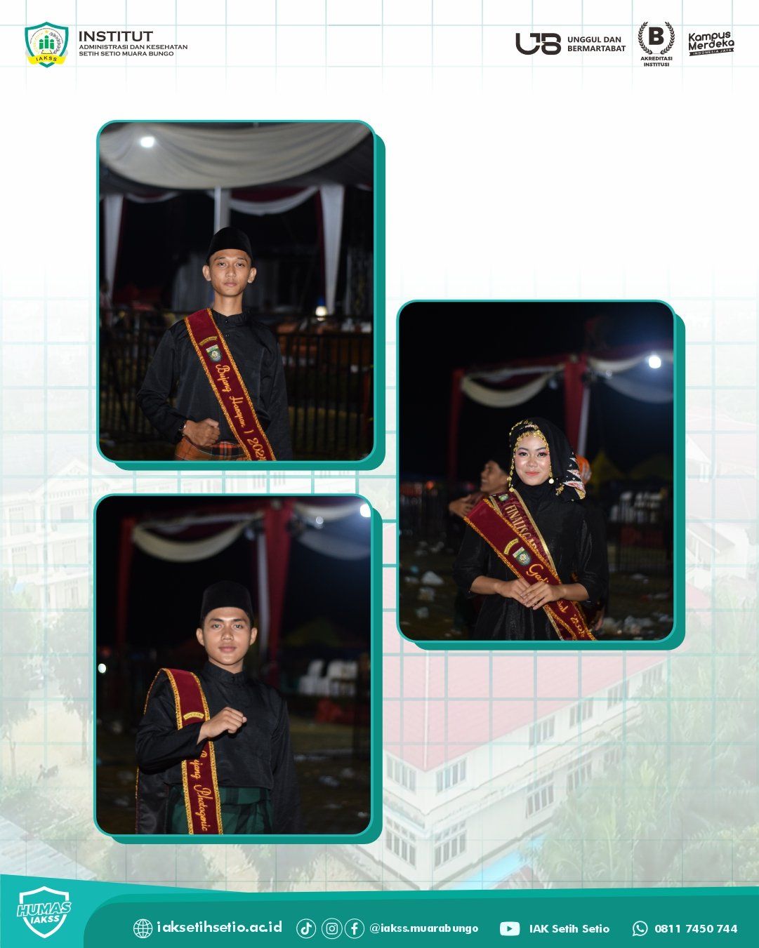 Mahasiswa IAKSS Raih 9 Gelar Kehormatan di Ajang Bujang Gadis Bungo 2024