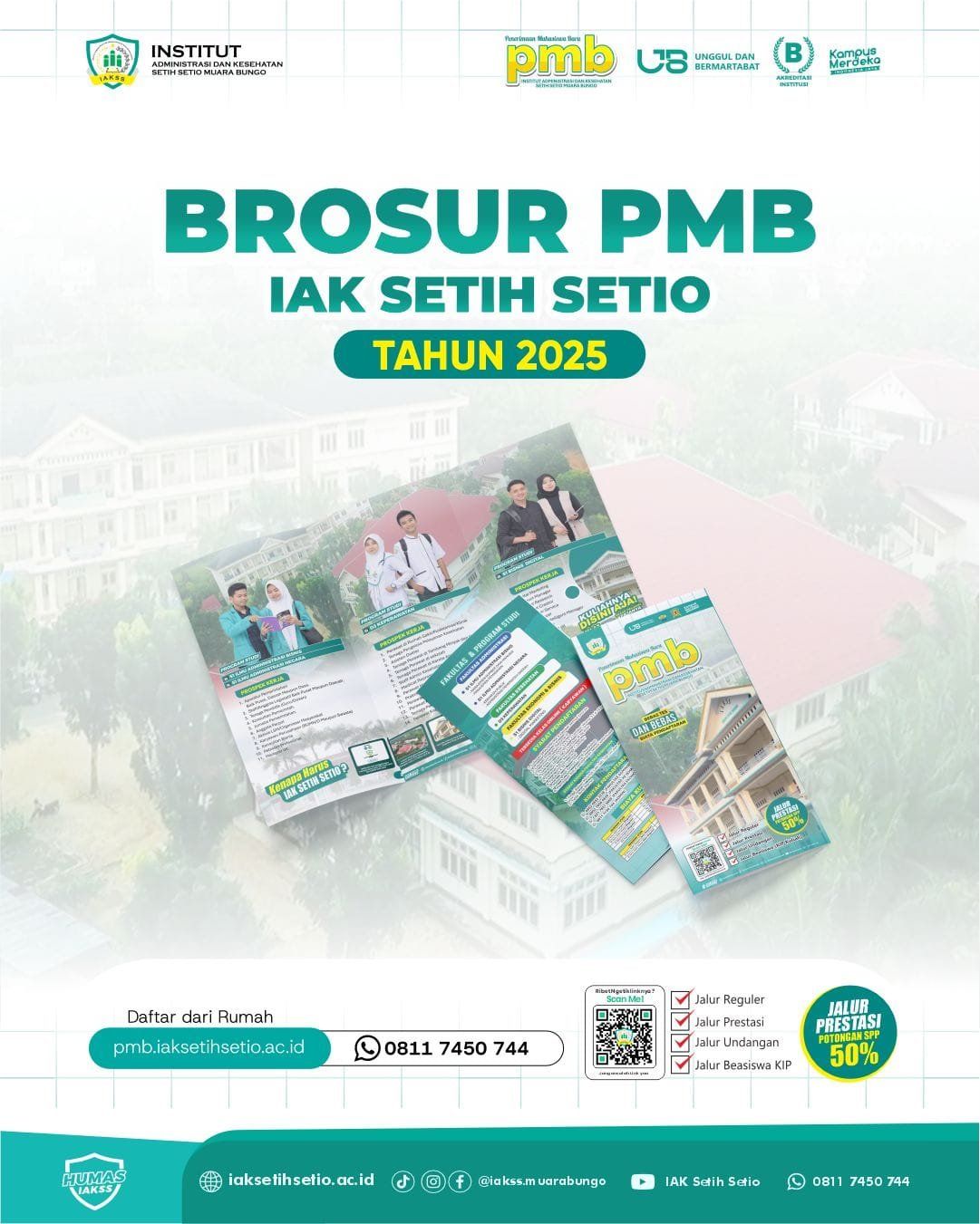 Penerimaan Mahasiswa Baru di IAK Setih Setio 2025/2026