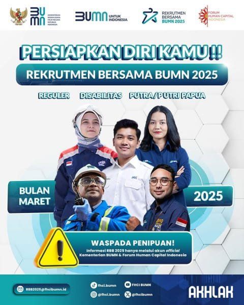 Rekrutmen Bersama BUMN 2025 Tips, Cara dan Link pendaftarannya