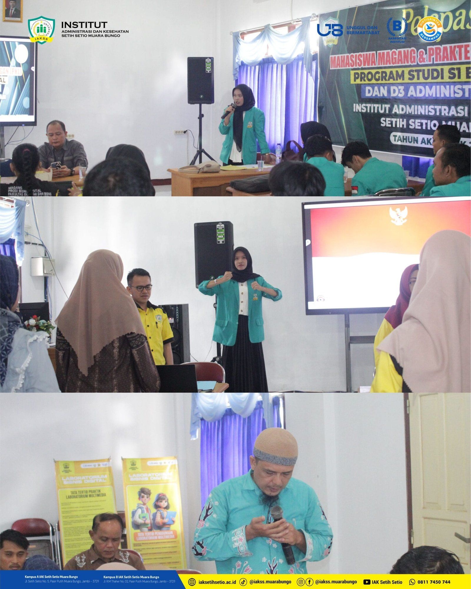 Pelepasan Mahasiswa Magang D3 Administrasi Bisnis dan S1 Bisnis Digital