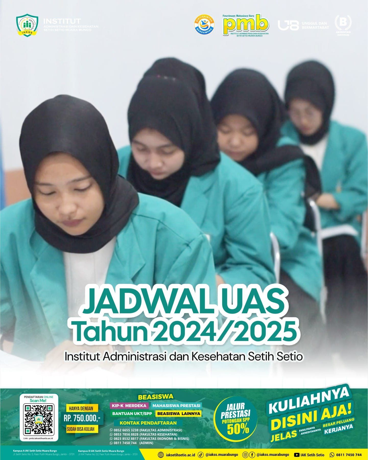 Jadwal Ujian IAKSS 2024/2025: bersiap untuk Ujian Akhir Semester (UAS)