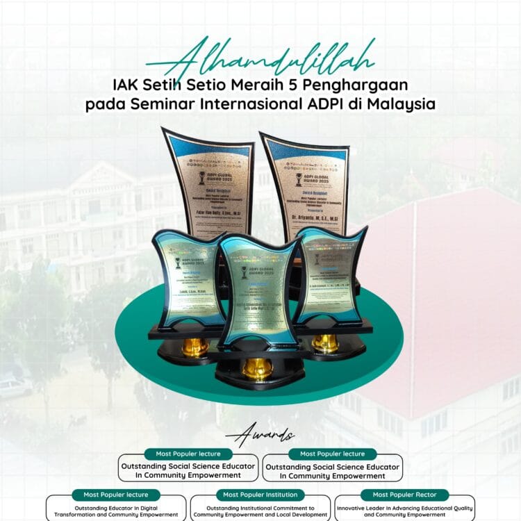 IAK Setih Setio Raih 5 Penghargaan Bergengsi di Seminar Internasional ADPI Malaysia